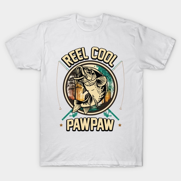 Reel Cool Pawpaw Fishing Gift T-Shirt by ryanjaycruz